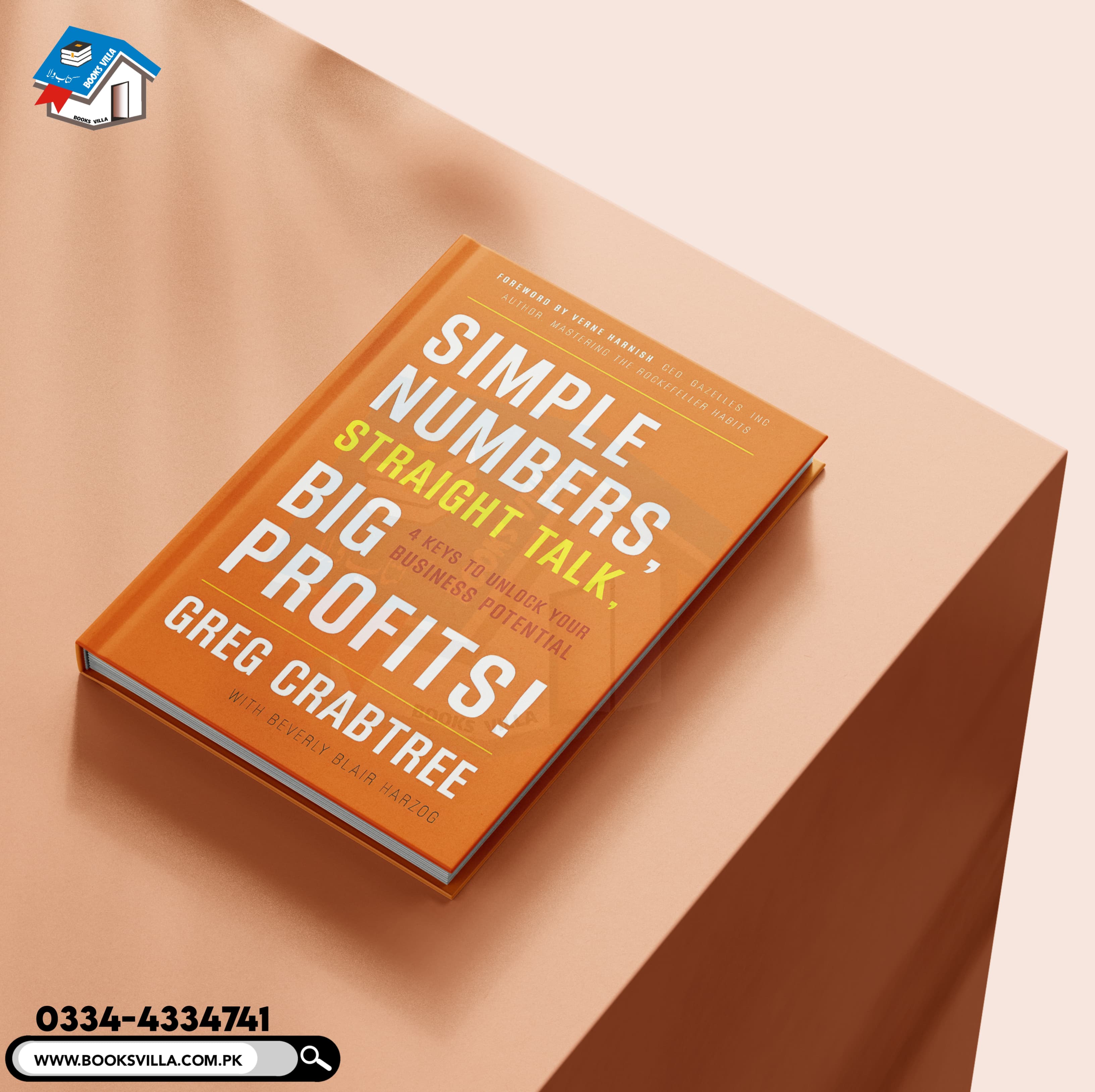 Simple Numbers, Straight Talk, Big Profits! By Greg Crabtree & Beverly Herzog - Hardcover, Very Good Condition