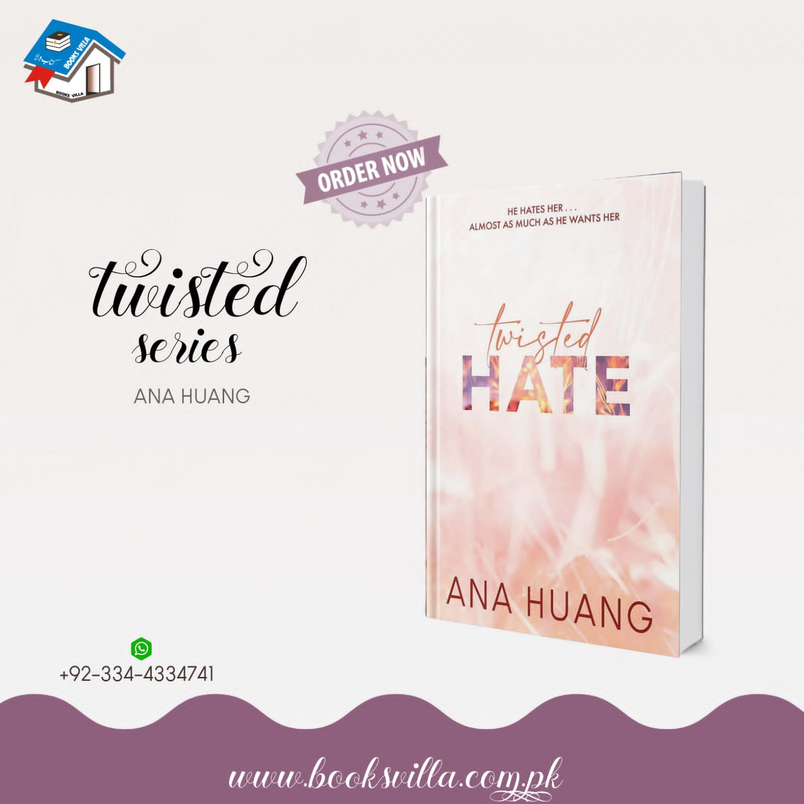 Twisted Hate (Twisted Series #3) by Ana Huang, Paperback