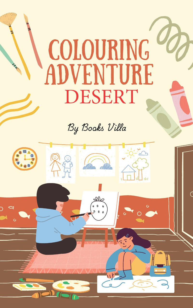 COLOURING ADVENTURE - DESERT