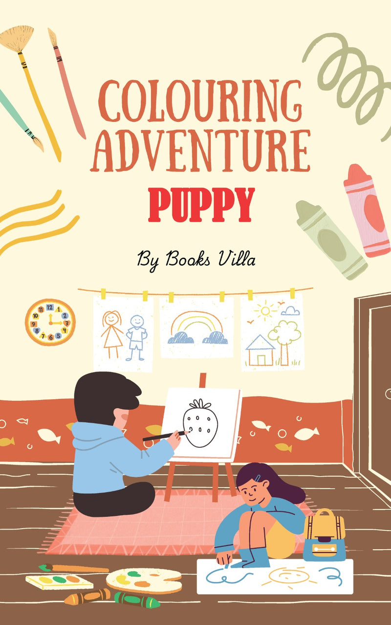 COLOURING ADVENTURE - PUPPY