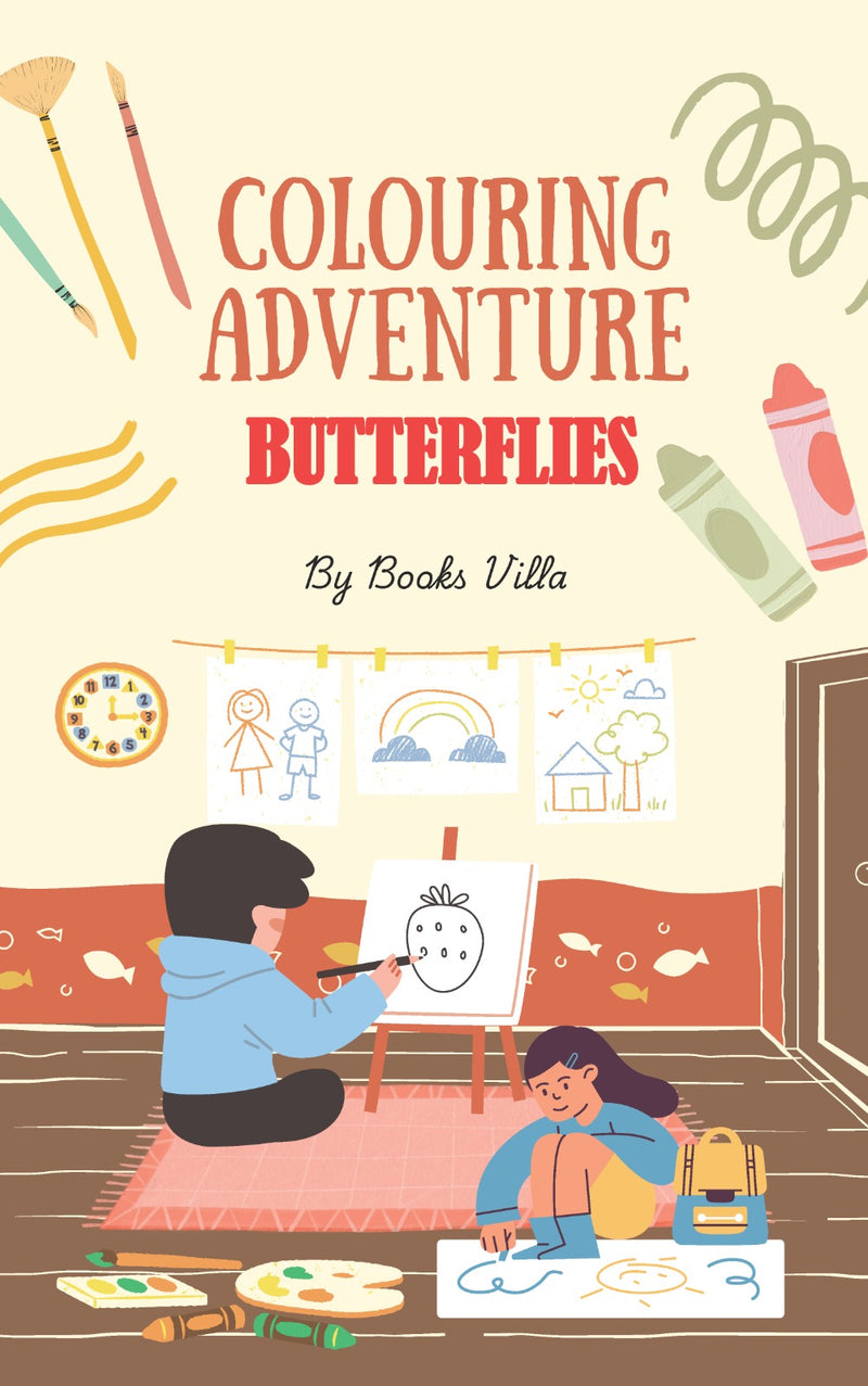 COLOURING ADVENTURE - BUTTERFLIES