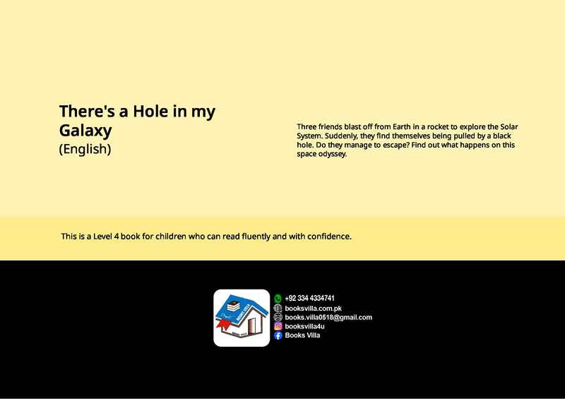 There's a Hole in my Galaxy | BOOKSVILLA PUBLICATIONS