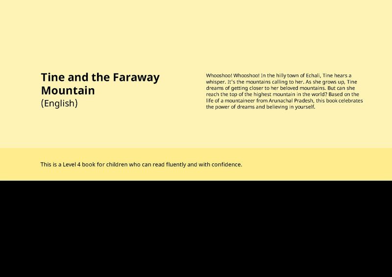 Tine and the Faraway Mountain