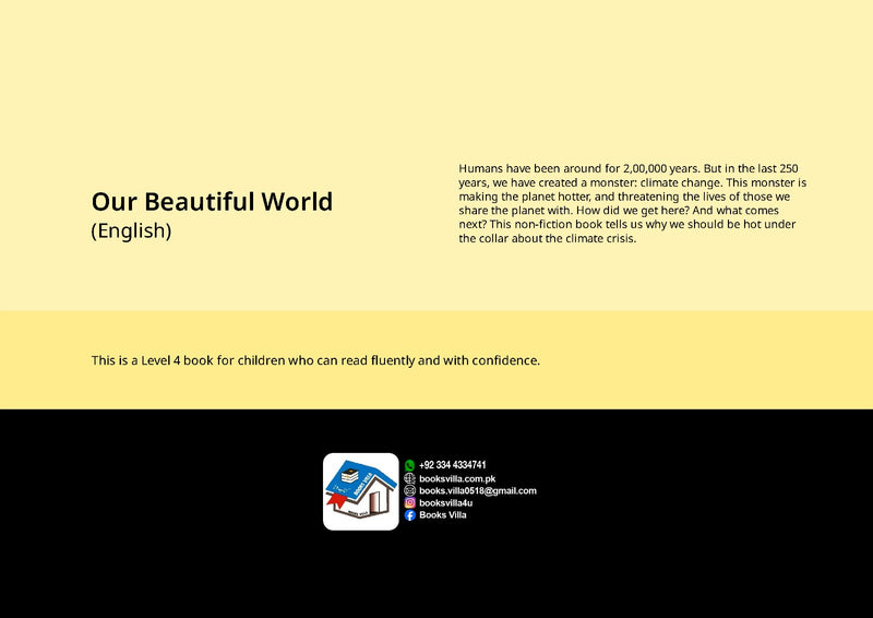 Our Beautiful World | BOOKSVILLA PUBLICATION