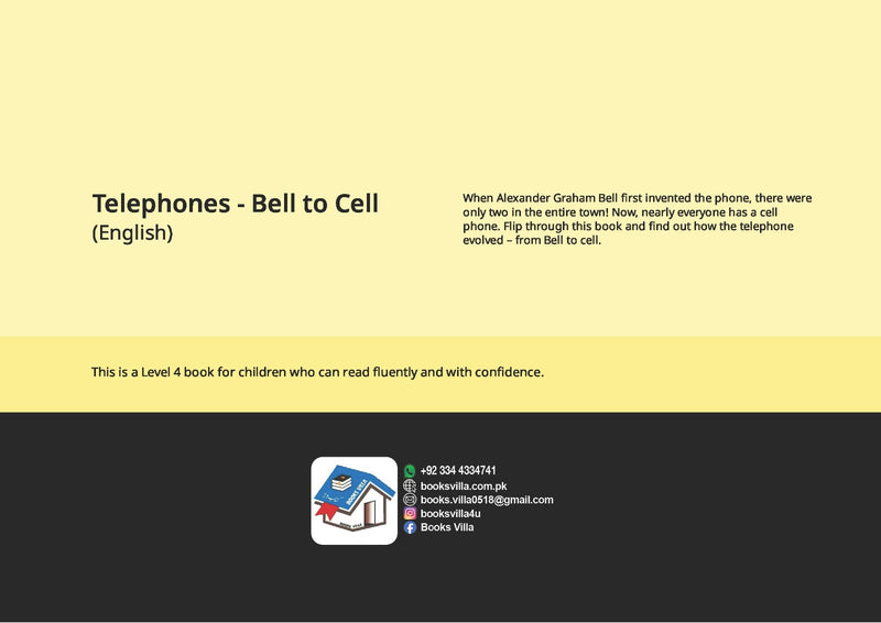 Telephones - Bell to Cell | BOOKSVILLA PUBLICATIONS