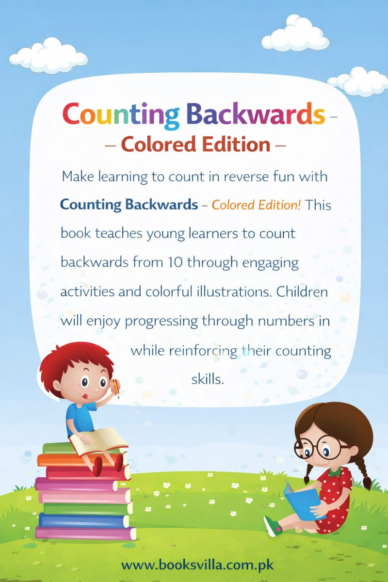 Counting Backwards - Colored Edition