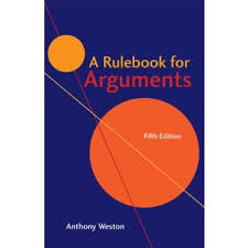 A RULEBOOK OF ARGUMENTS