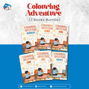 COLOURING ADVENTURE - BUNDLE OF 7 BOOKS