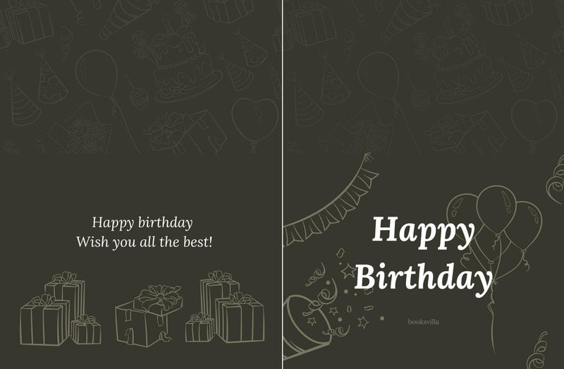 HAPPY BIRTHDAY, WISH YOU ALL THE BEST - Card